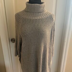 Elegant Beige Turtleneck Sweater